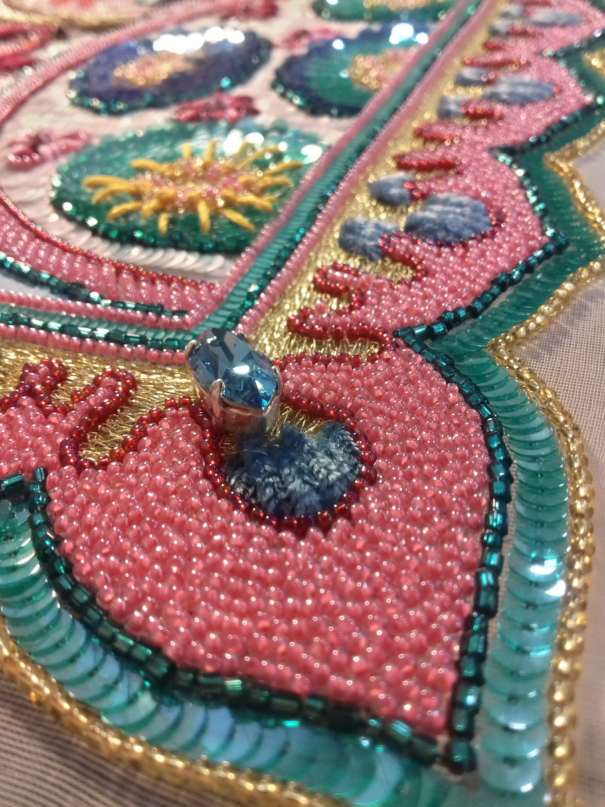 Embroidery is to Haute Couture what Fireworks are to Bastille Day